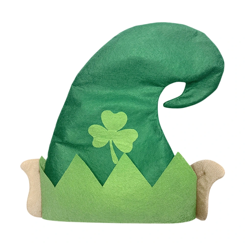 Irish Festivals Cute Clover Leprechaun Ears Shamrock Elves Hat 