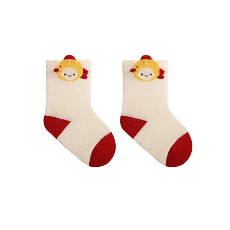 Baby New Year Socks, Cute Lion Non-slip Socks Lightweight Winter Socks