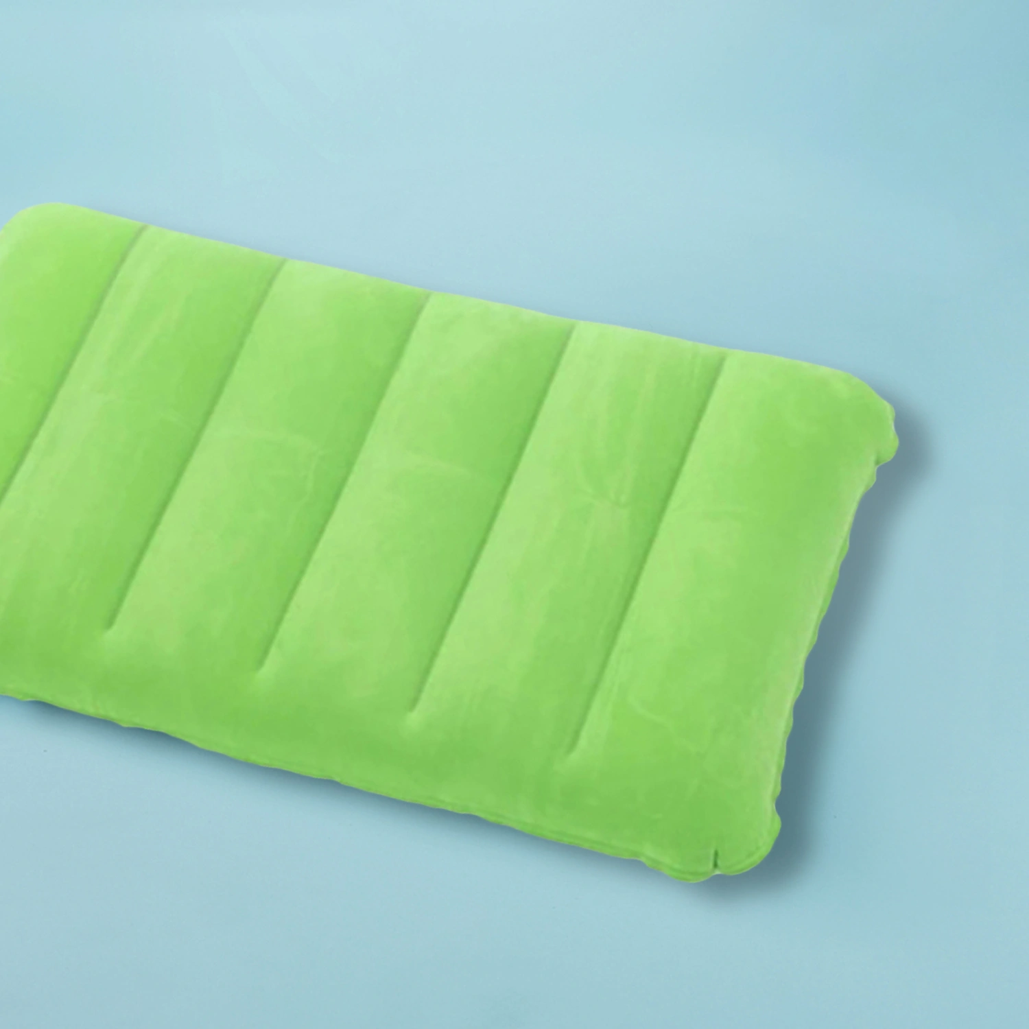Soft Ultralight Portable Compact Air Blow Up Solid Inflatable Pillow