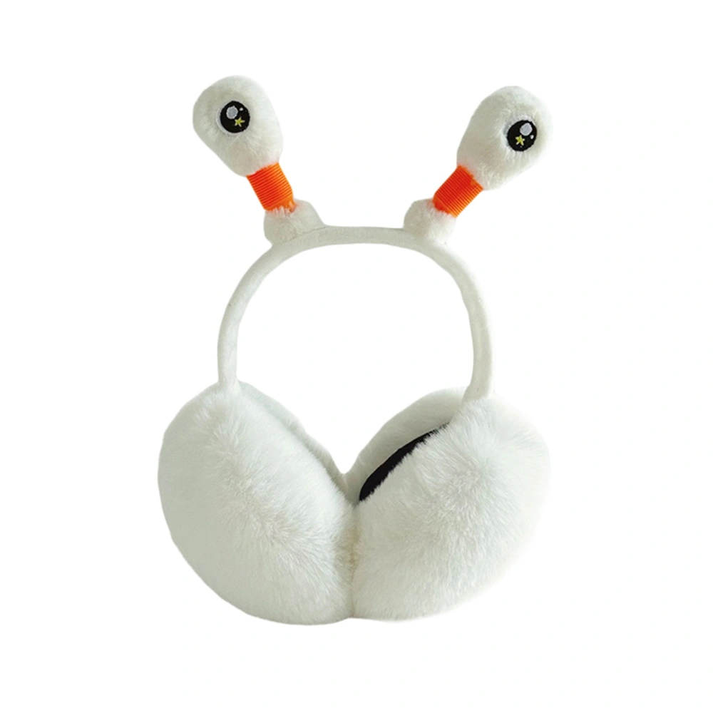 Snail Tentacles Earmuffs with LED Light for Adult Fluffy Ear Muff