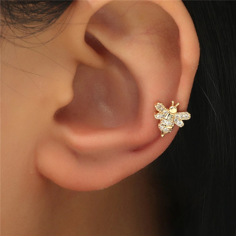 Exquisite Design Smart Little Bee Non-piercing Ear Clip