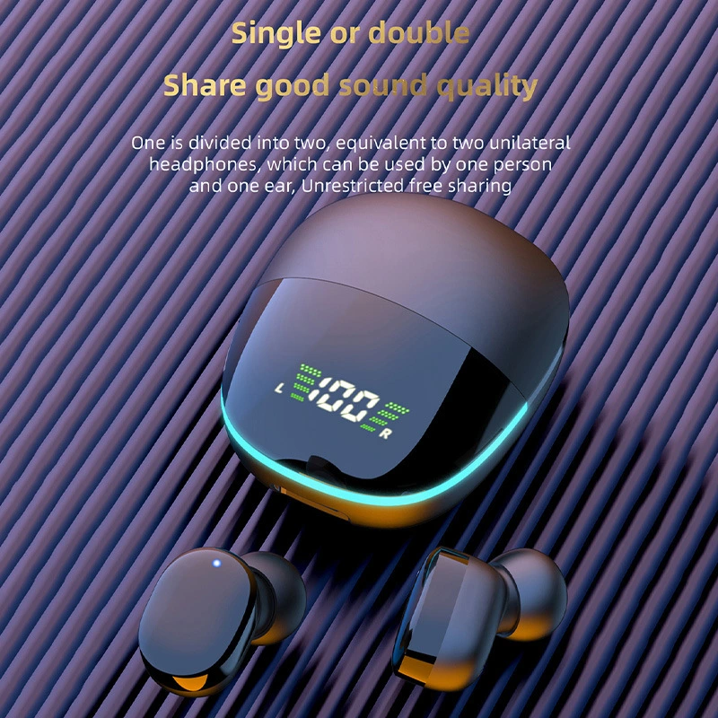 Bluetooth Power Display Binaural Stereo Headset