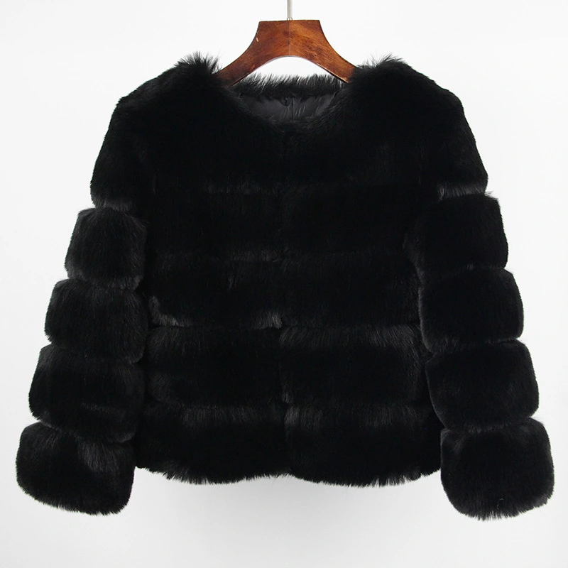 Women's Fox Faux Fur Coat