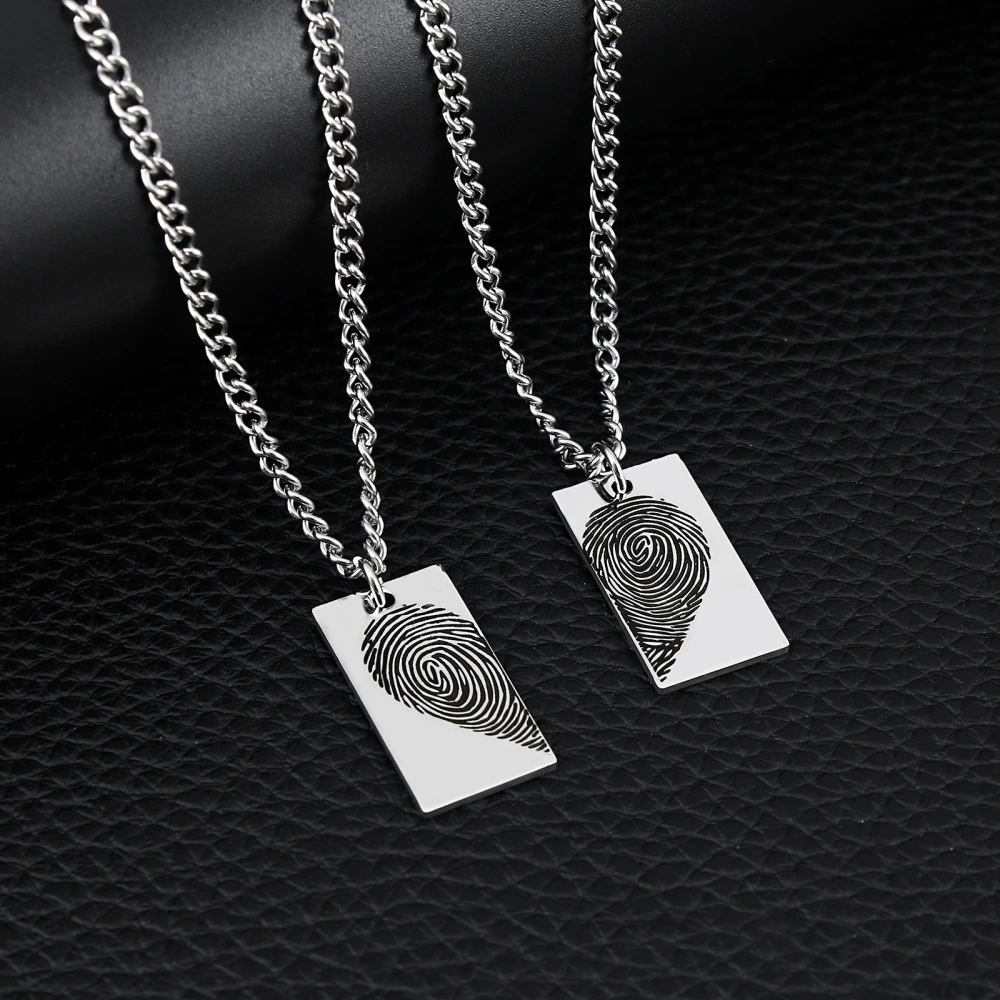 Heart Square Necklace For Men And Women