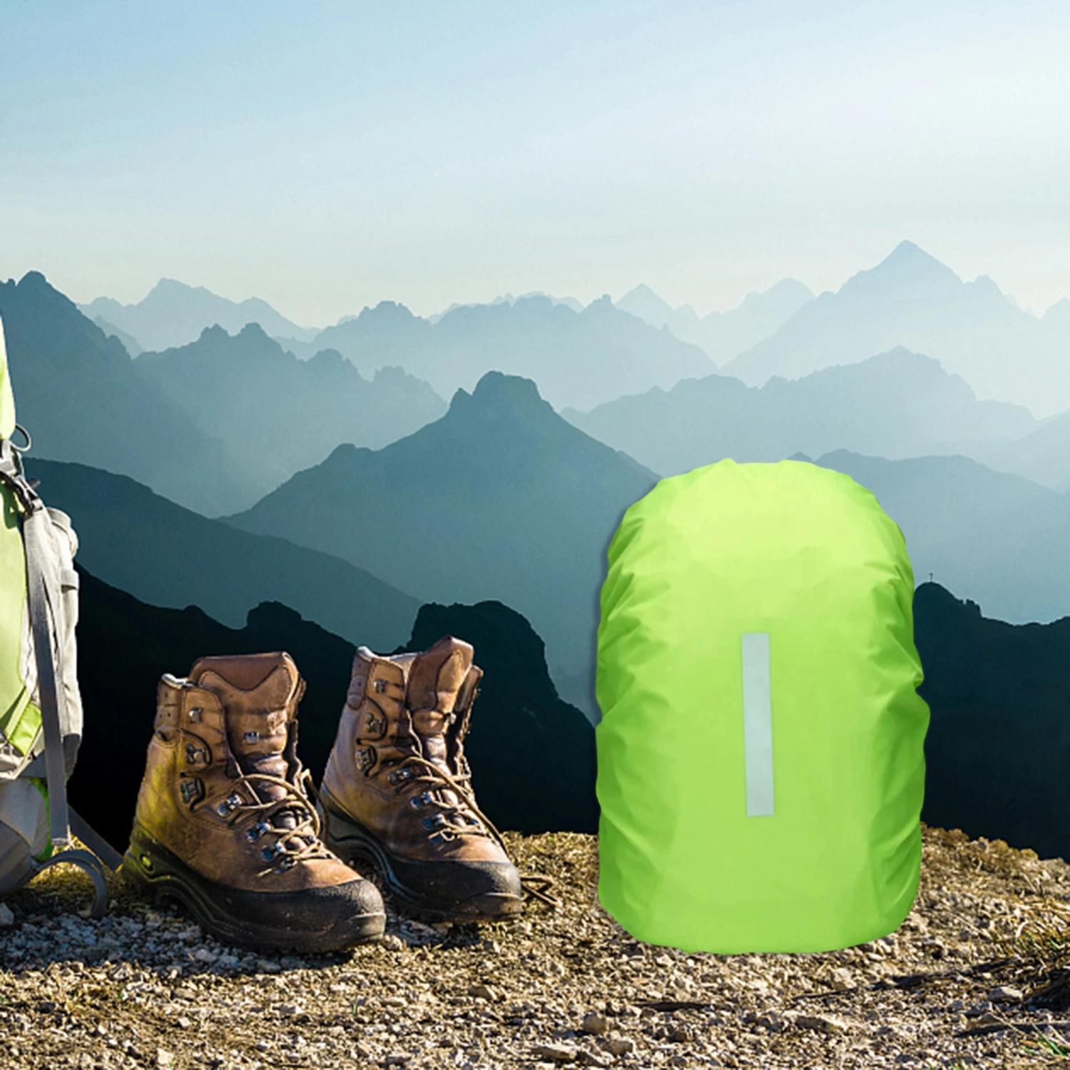 Backpack Rain Cover Waterproof Backpack Cover with Reflective Strip