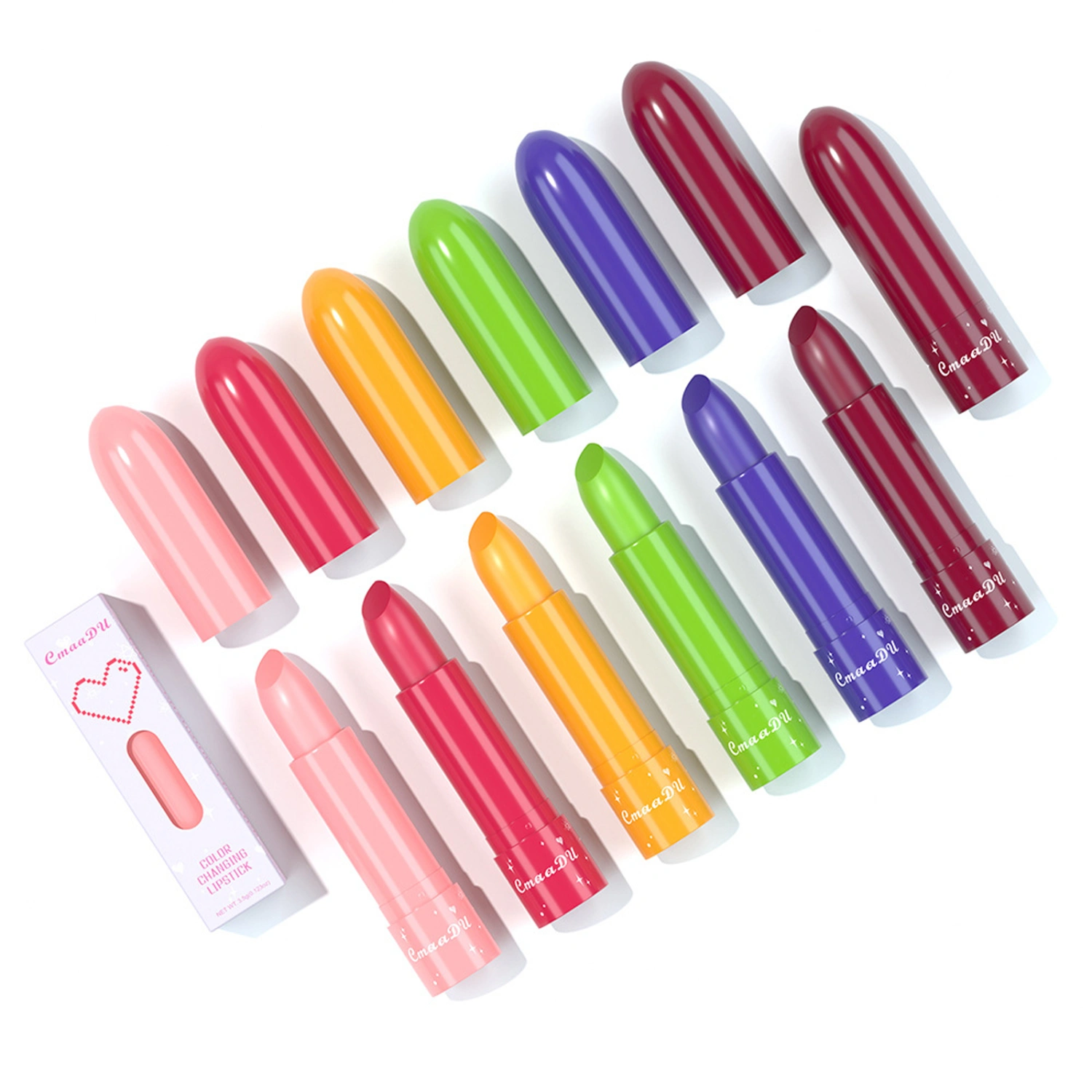 Fruit Flavor Lipstick Moisture Long Lasting Color Changing Lipstick