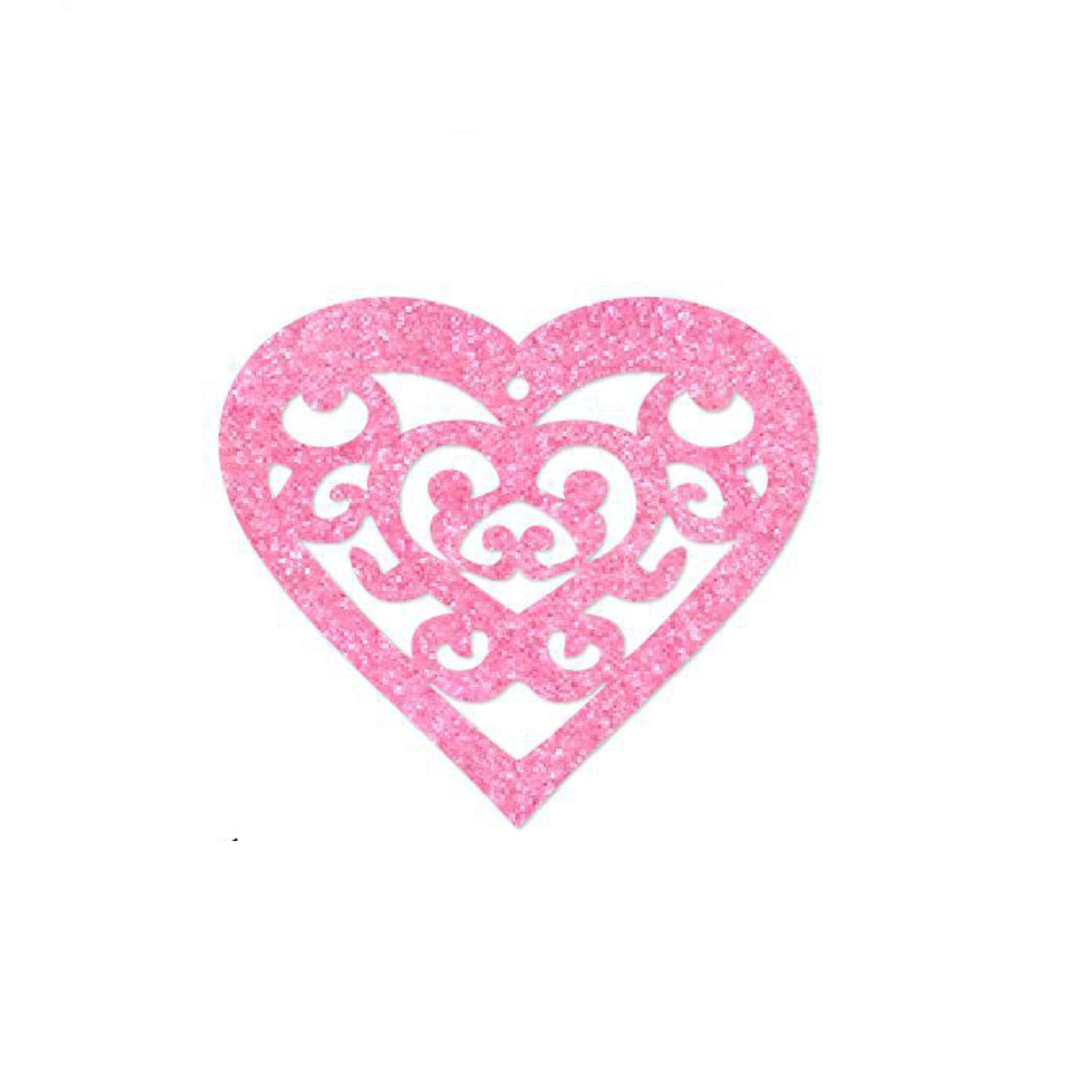 Valentine's Day Heart Hanging Pendant Letter/Graphic Hollow Ornaments