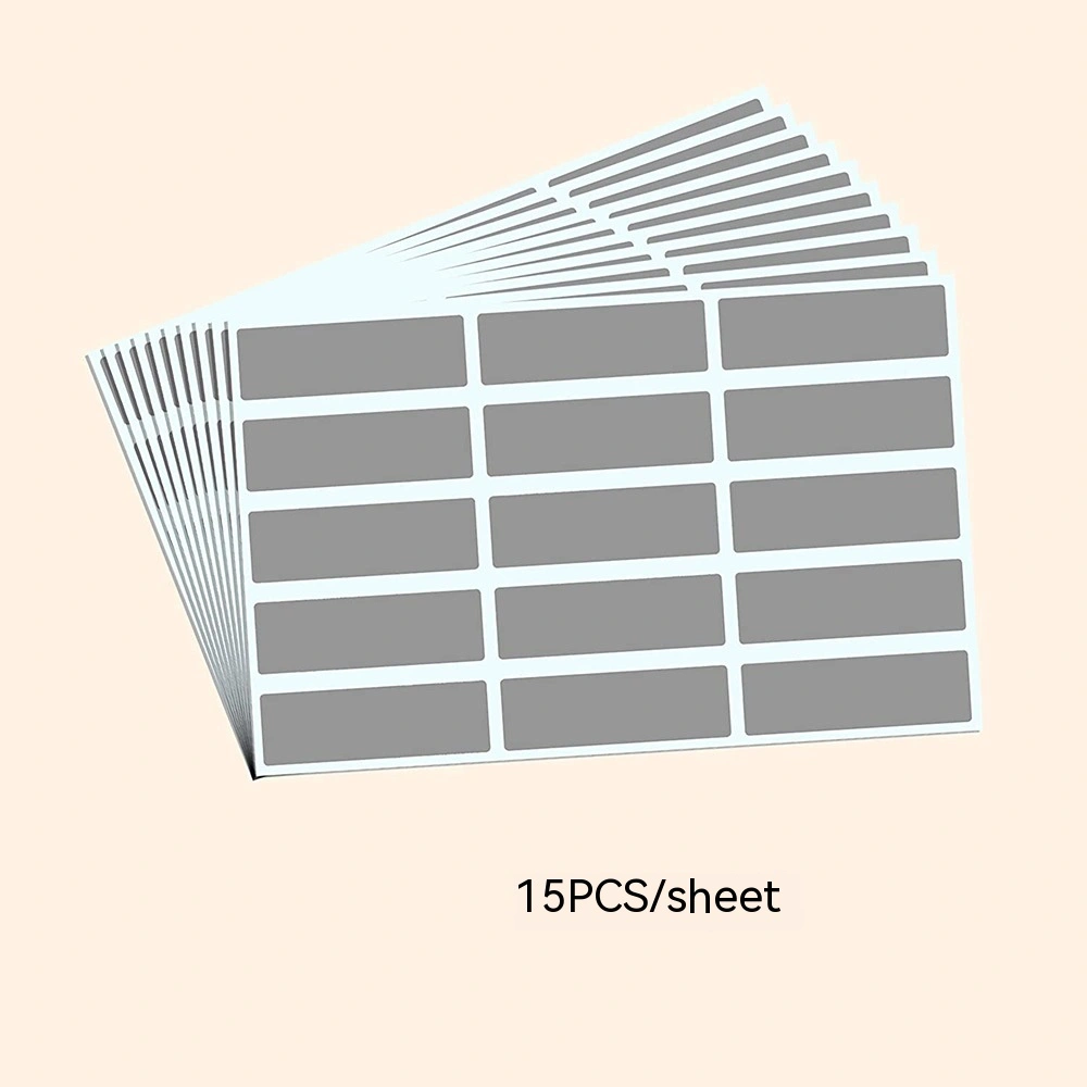 15 48mm Rectangular Scratch Paper Self-adhesive Labels 15