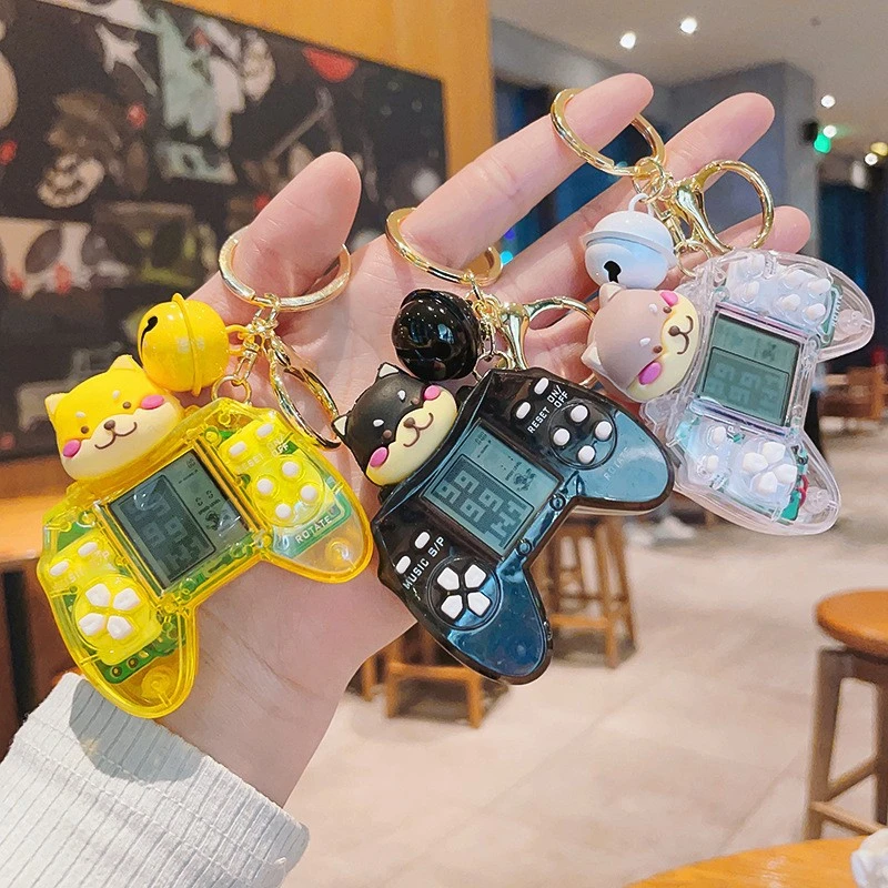 Cartoon Mini Handle Game Console Keychain