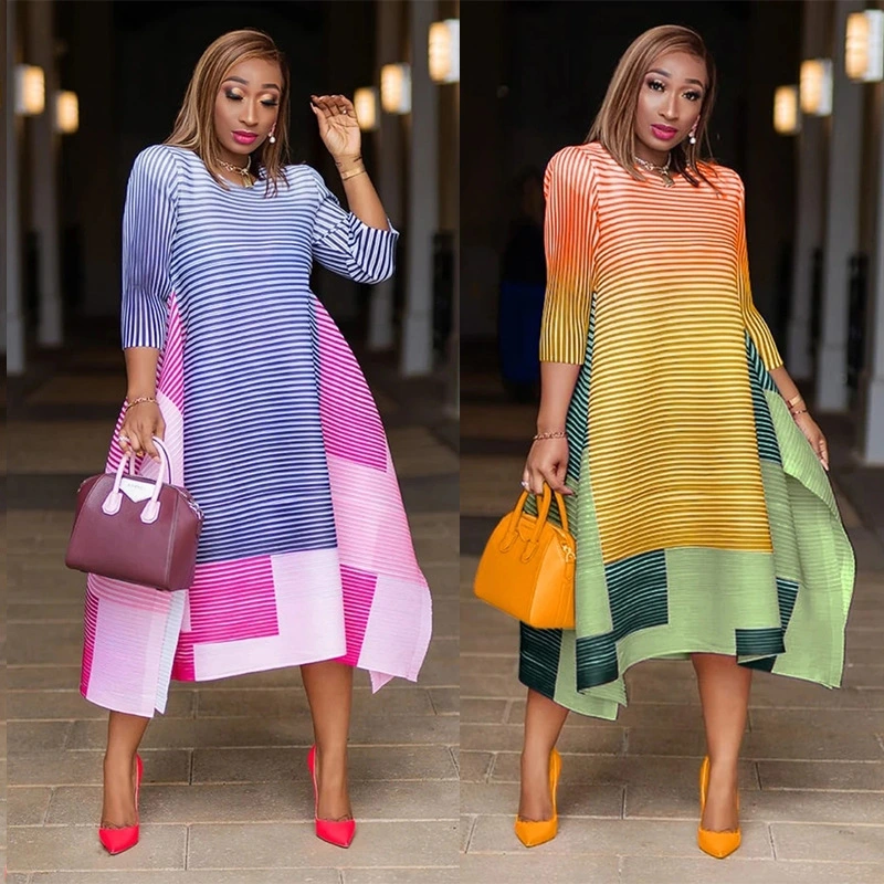 Loose Plus Size Autumn European And American Style Dress