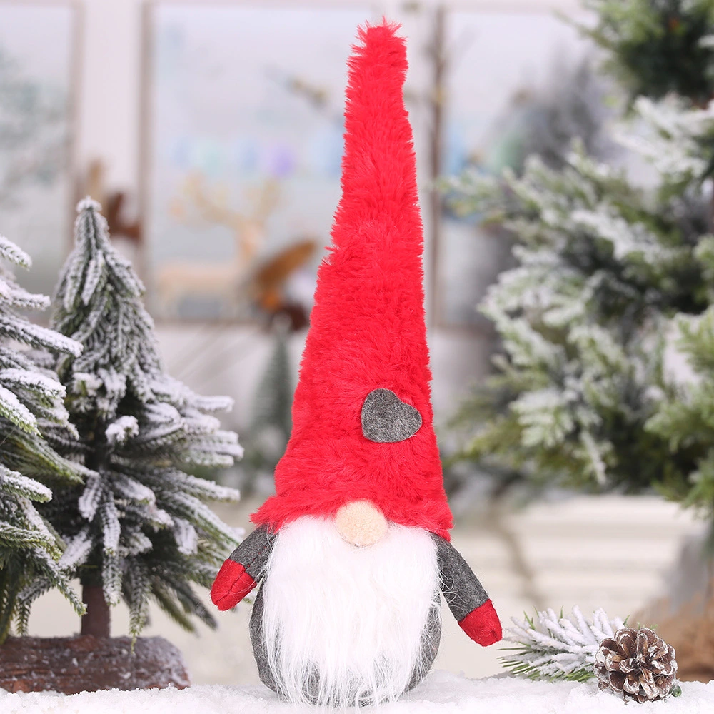 Christmas Decoration Plush Long Hat Forest Man Doll Ornaments