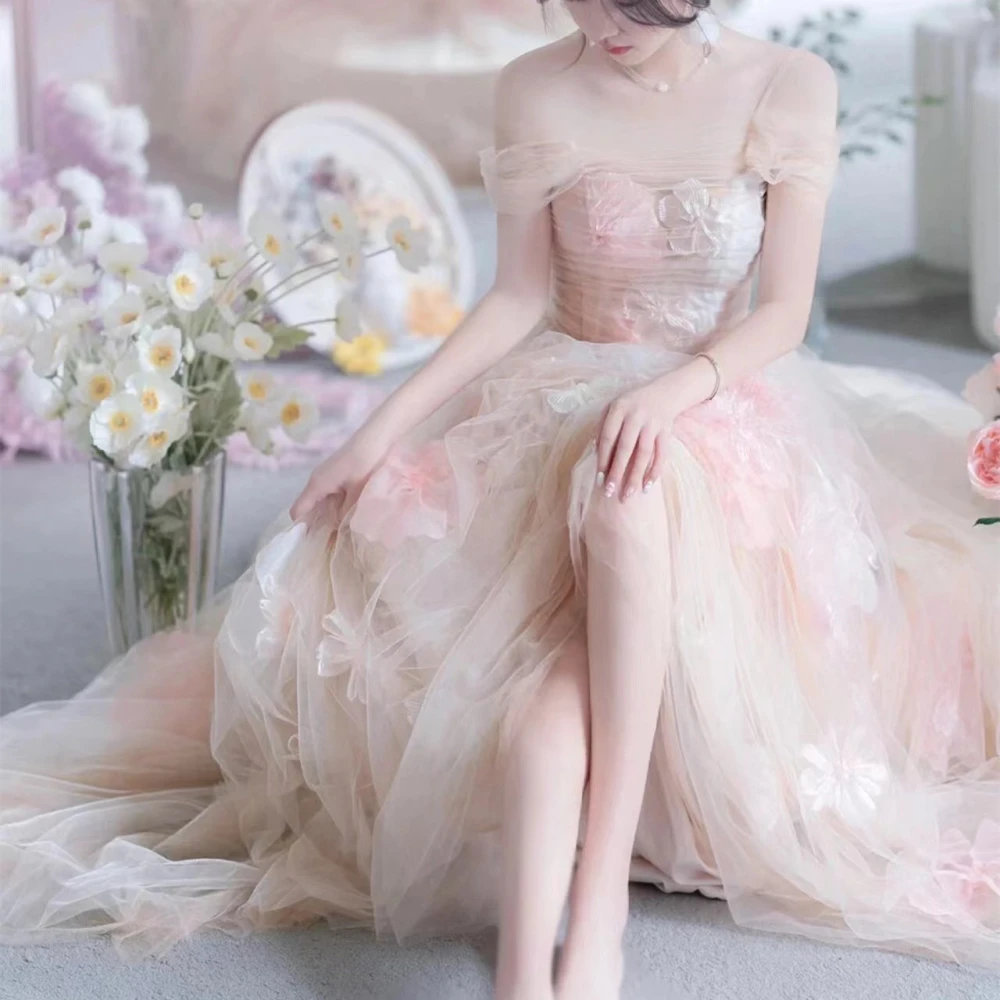 Off-shoulder Fairy FARCENT Banquet Dress