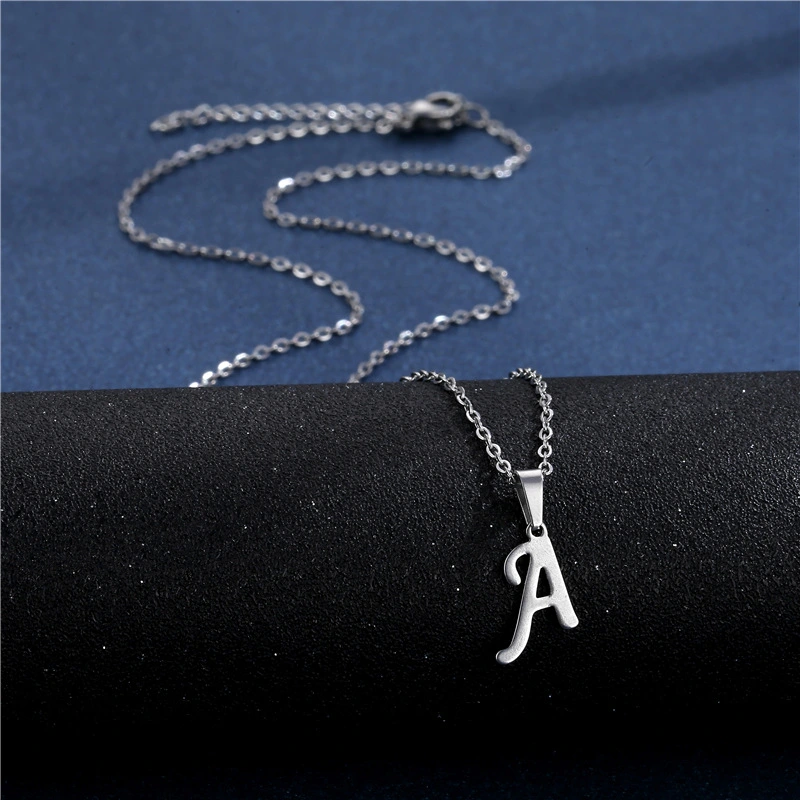 Smooth Light Letter Collarbone Necklace