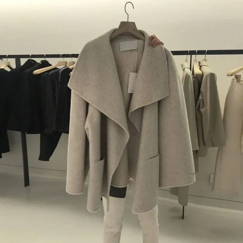 Fashion Loose Thick Woolen Coat