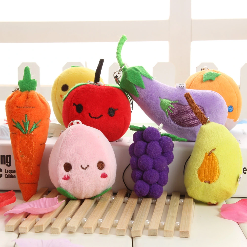 Fruits And Vegetables Little Doll Stuffed Toy Pendant