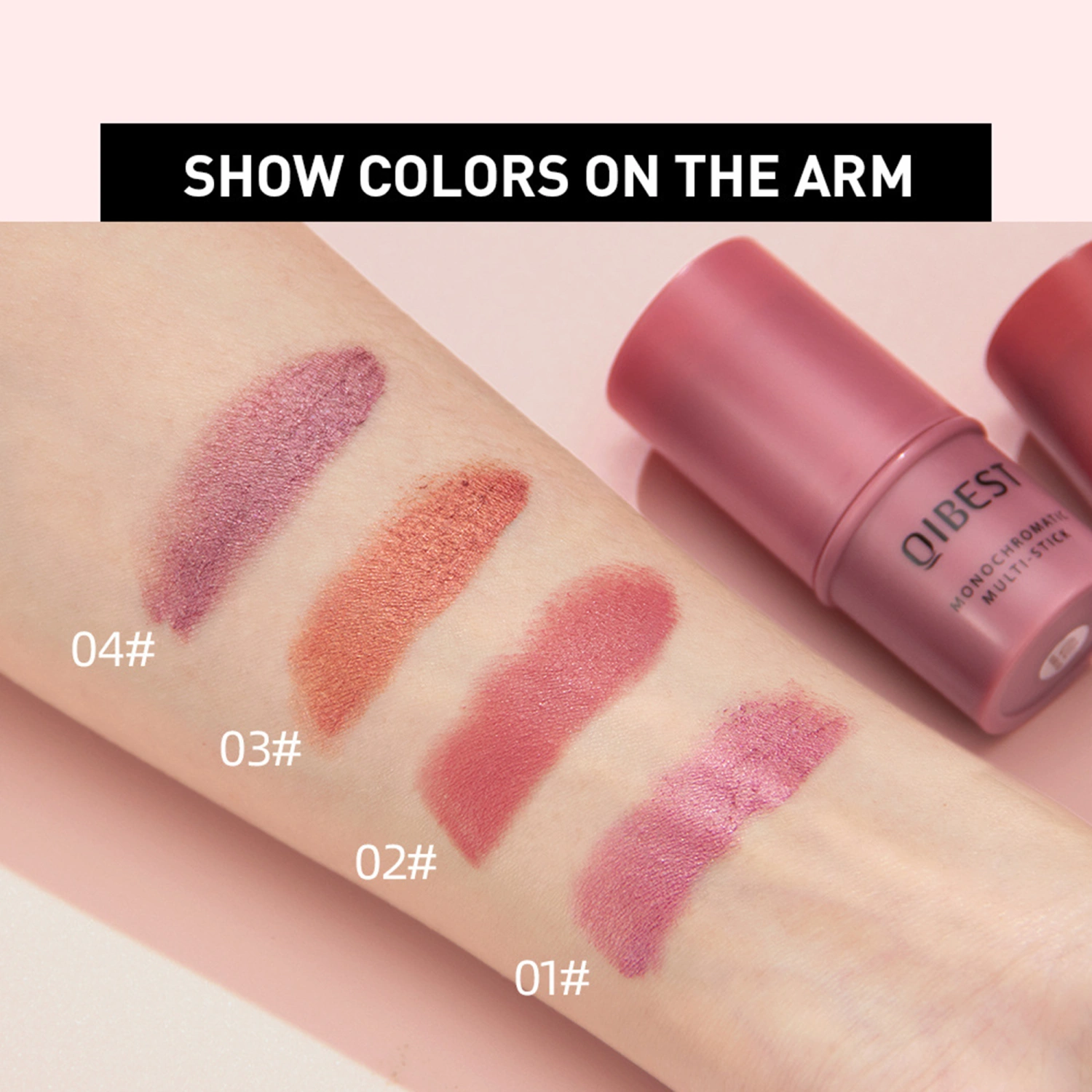 Multi-Functional Makeup Stick 3-in 1 Eyeshadow Highlighter Lipstick