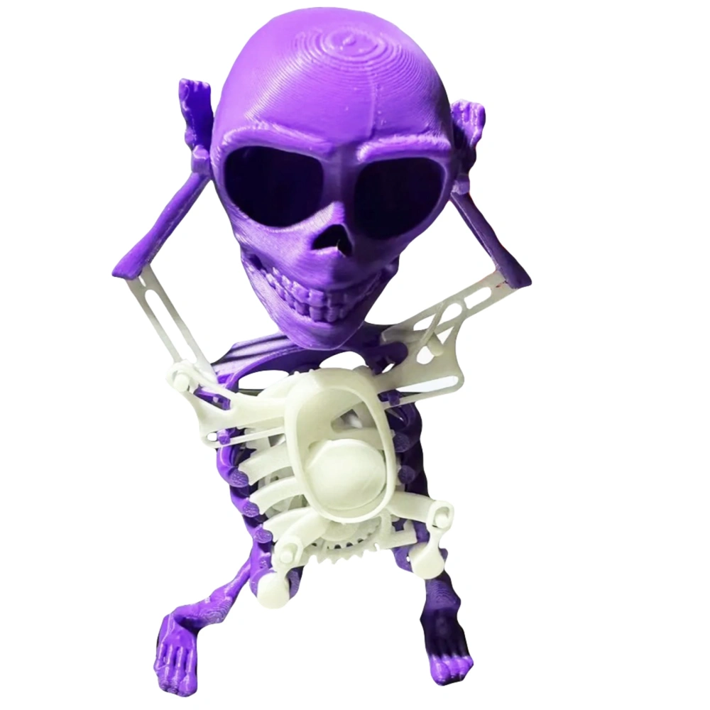 3D Printed Skeletons Novelty Wind Up Dancing Skeleton Figurines