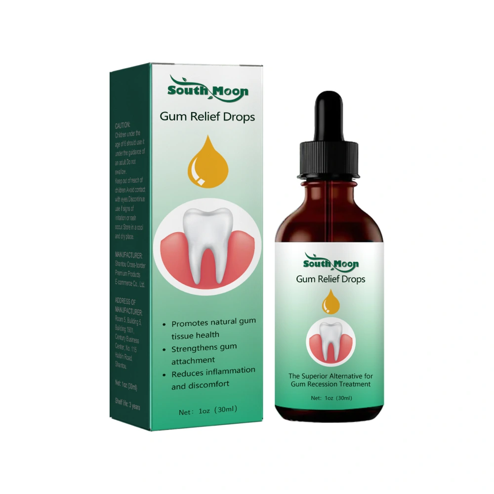 Gum Treatment, Natural Regrowth Inflammation Pain Relief Drops