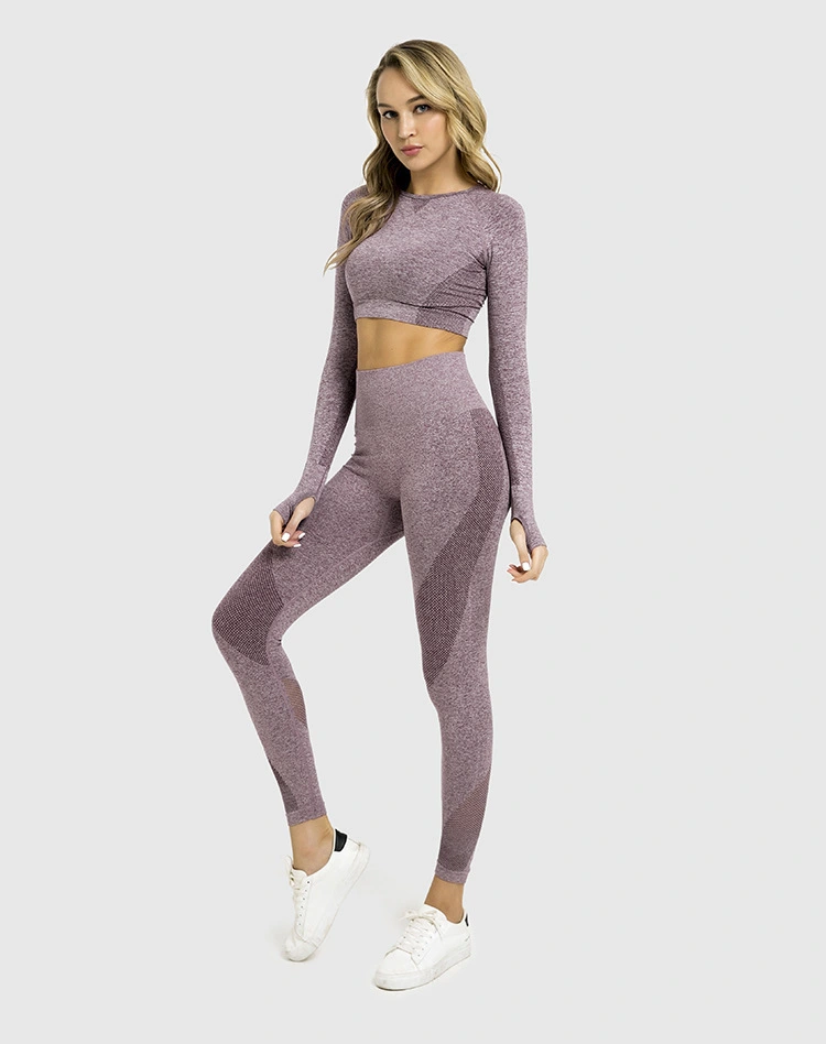 Women's Back Hollow Running Fitness Elastic Tight Sportswear Suit