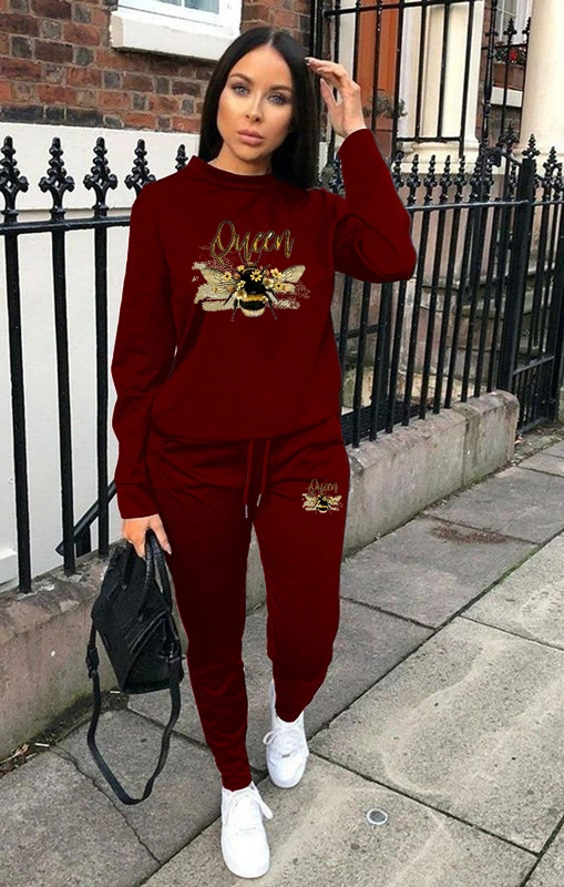 Autumn And Winter Printing Leisure Sports Suit