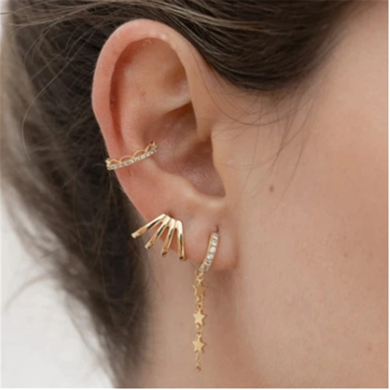 Long Chain Tassel XINGX Eardrops Graceful And Fashionable