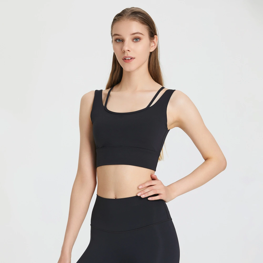 One-piece Nylon Underwear Shockproof Bra Running Fitness Clothes Women