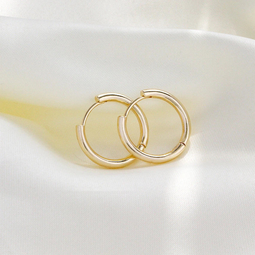 Big And Small Circles Earring Eardrop Temperament Personality Stud Earrings Simple All-match Ear Jewelry