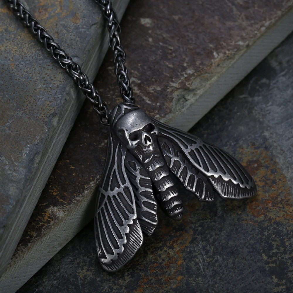 Punk Stainless Steel Vintage Men's Pendant Necklace