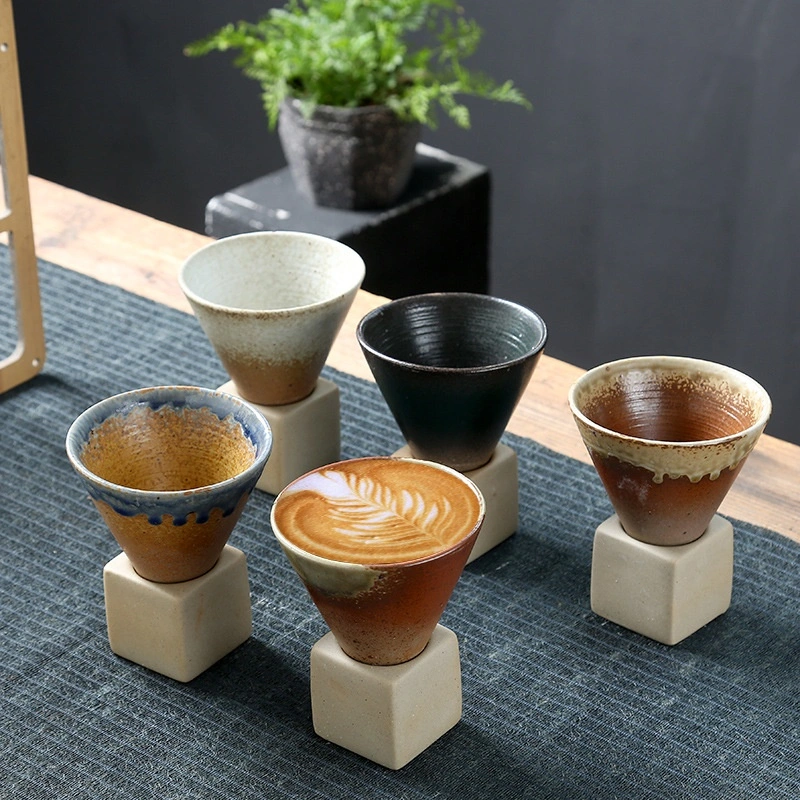 Stoneware Retro Concentrated Coffee Cup Japanese Style