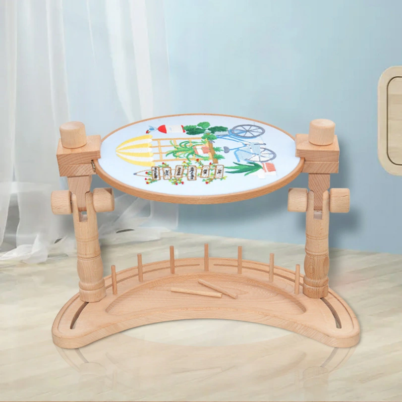 Embroidered Desktop Beech Embroidery Frame Tool Adjustable