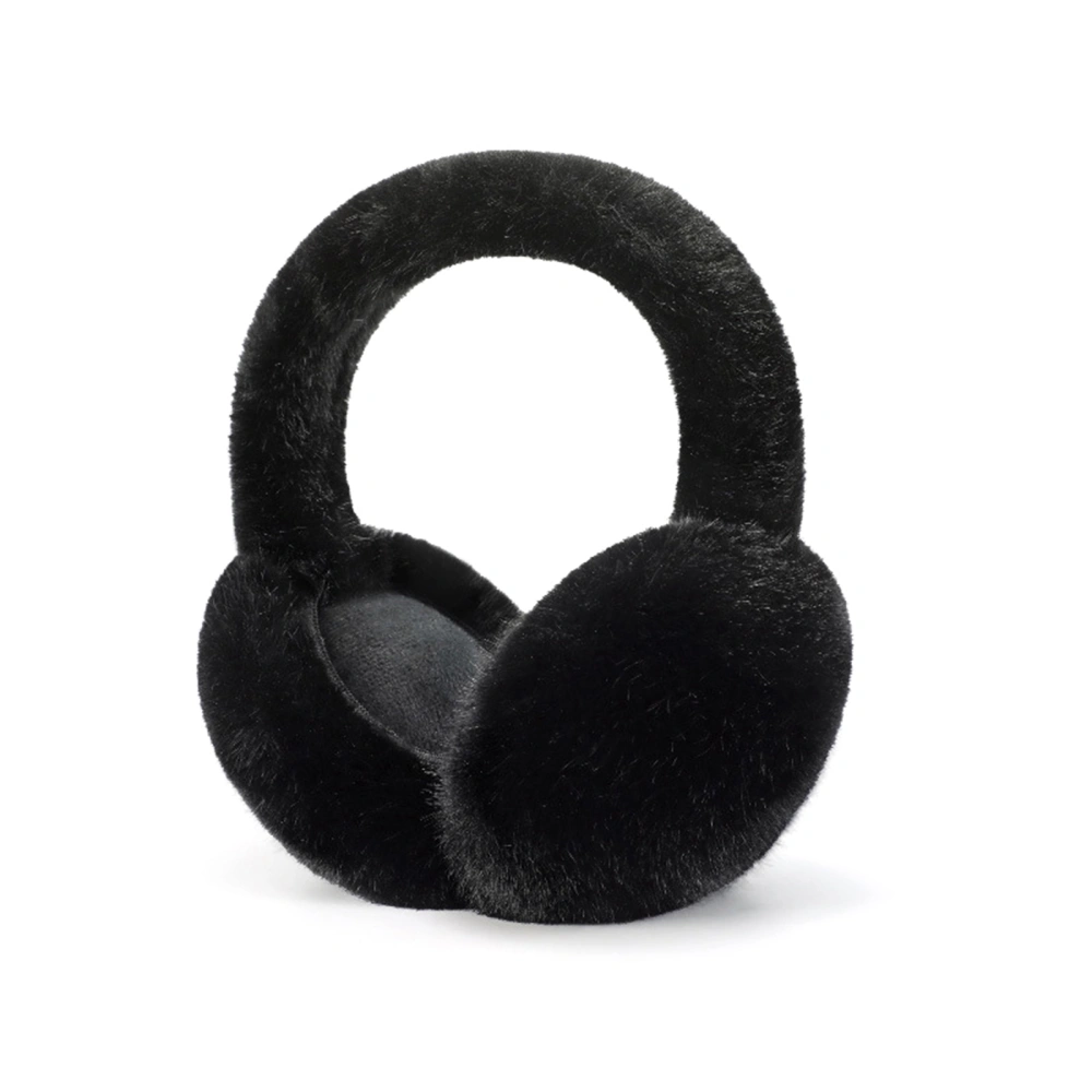 Winter Fuzzy Earmuffs Foldable Ear Warmers Cute Ear Covers for Women 