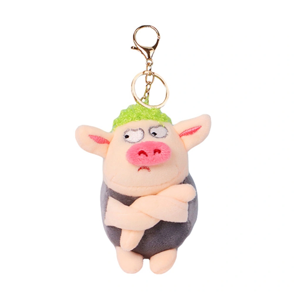 Cute Pig Key Chain Pendant, Cute Stuffed Animal Plush Ornament 