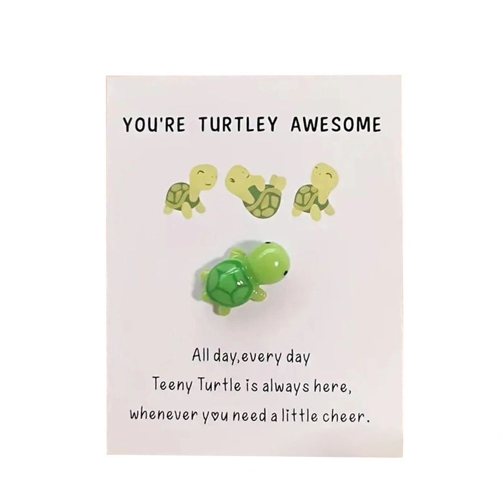 Inspirational Gift You're Turtle Awesome Pun Thank You Note Cards