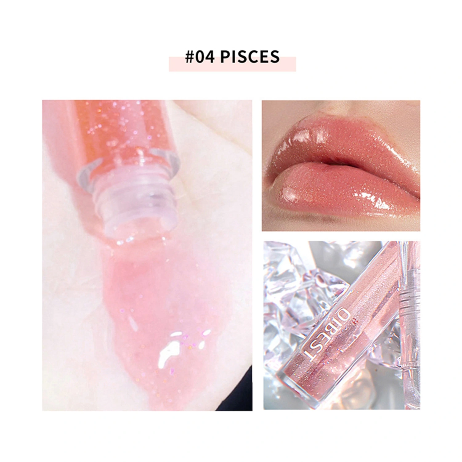 Women Lip Plumper Gloss with Mirror Finish, Moisturizing Lip Oil