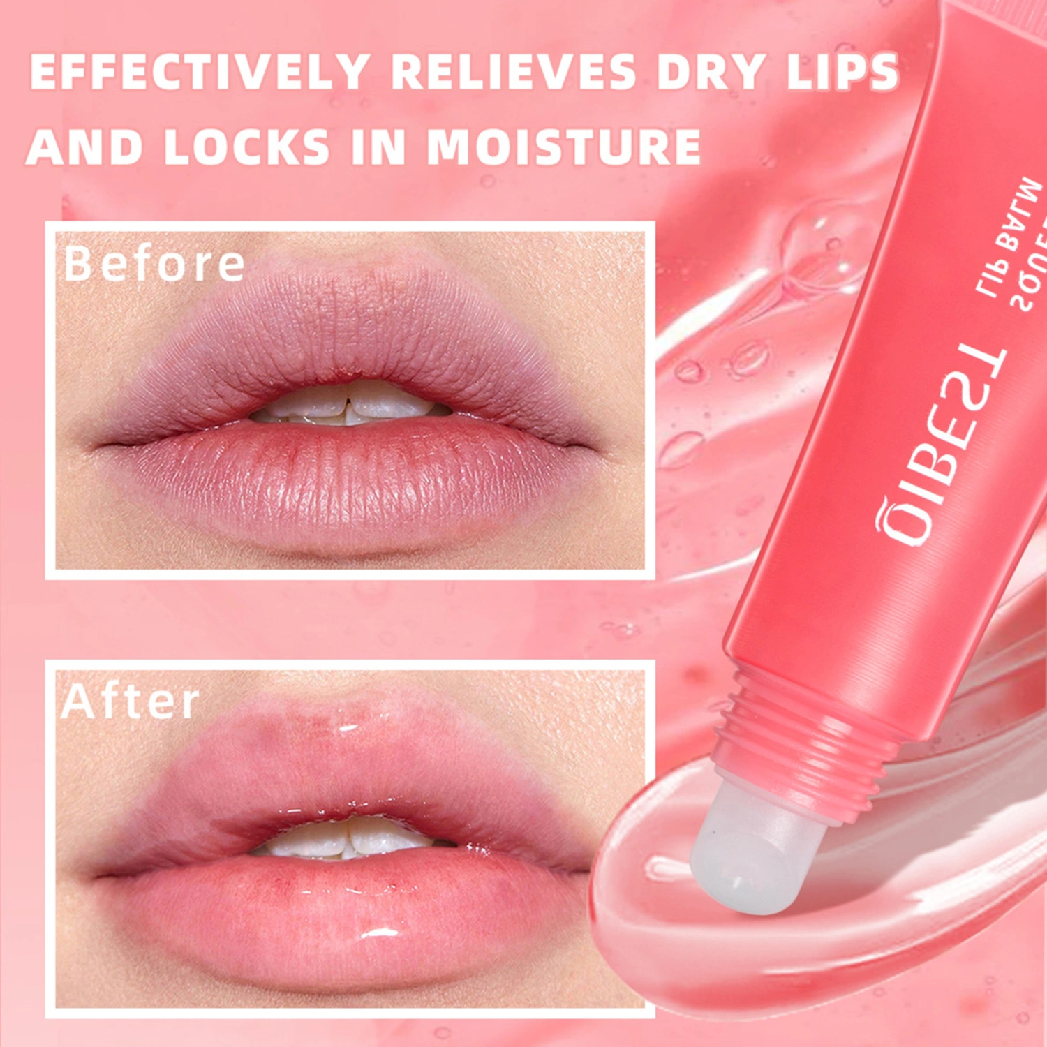 Hydrating Lip Balm Fruit Flavored Moisturizing Lip Balm Plumper