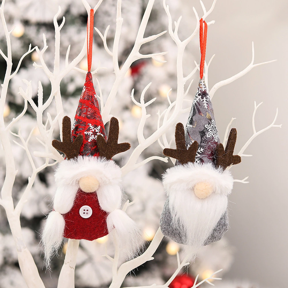 Christmas Decorations Faceless Doll Hanging Pieces