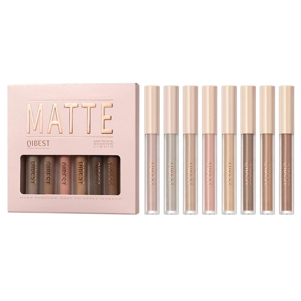 Liquid Eyeshadow Set 8 Colors Natural Matte Liquid Eyeshadow 