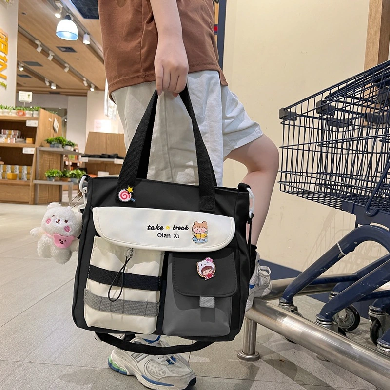 Large Capacity Messenger Bag For Carrying Books