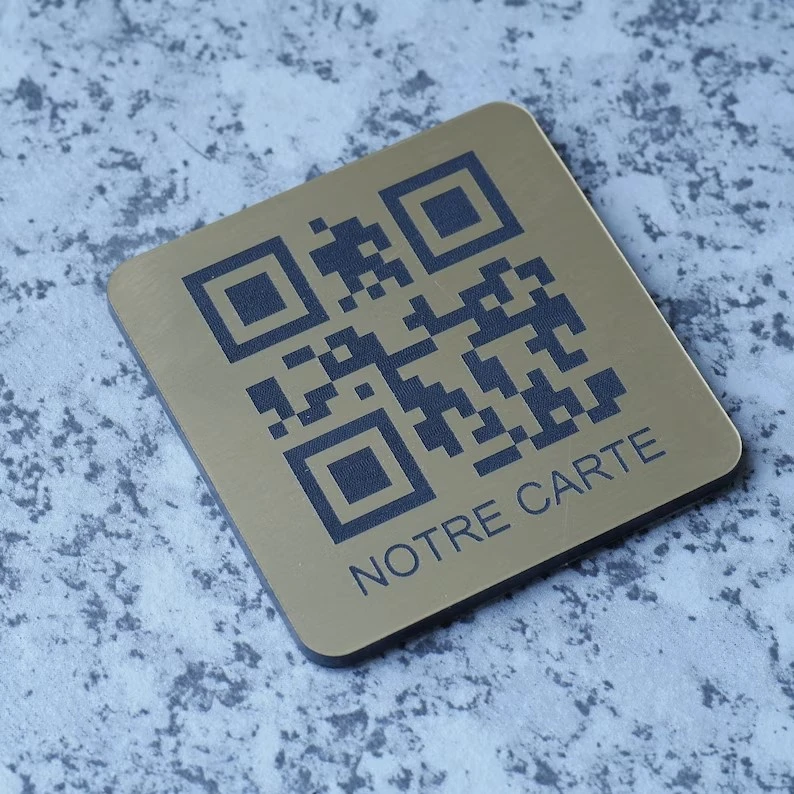 Acrylic QR Code Identification Plate