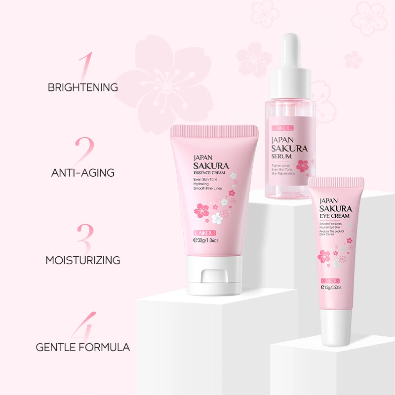 Cherry Blossom Skin Care Set 3 Pieces