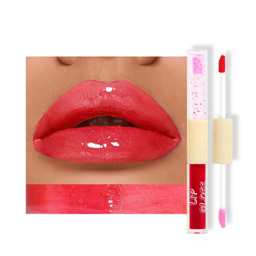 Long Lasting Lip Gloss Double Ended Liquid Lipstick Lip Oil for Women