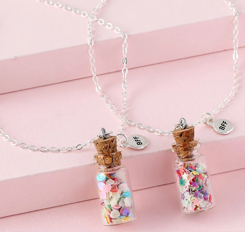 New Exotic Children's Gift Glass Bottle Pendant Noctilucent Necklace