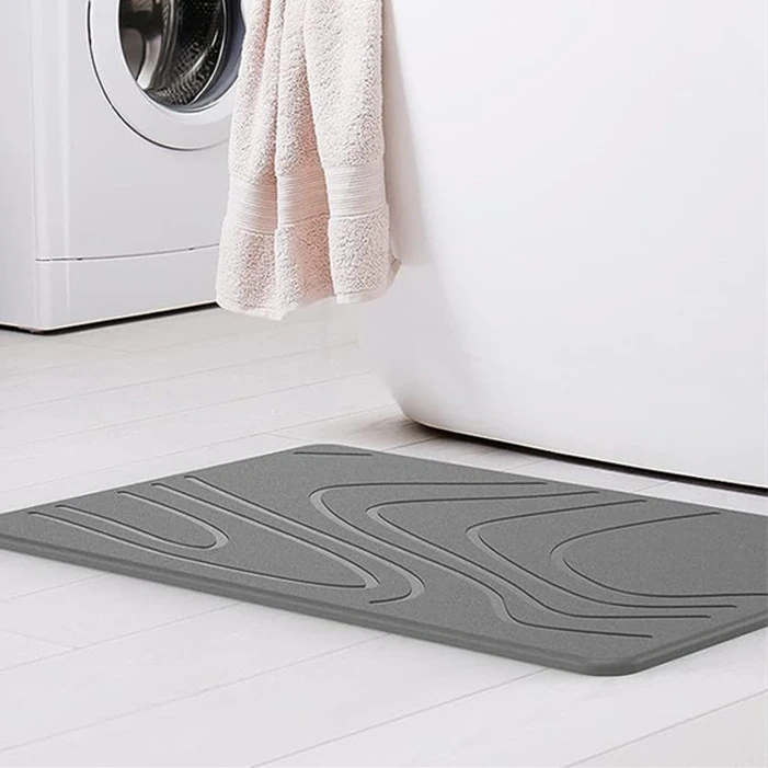 Hard Diatom Mud Absorbent Pad Bathroom Door Non-slip Quick-drying