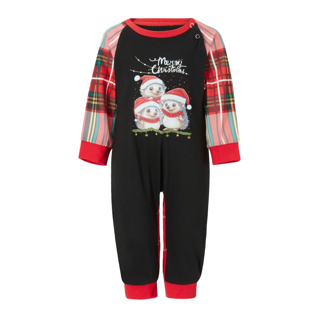 Family Matching Christmas Pajamas, Baby Romper/Tops + Pants Set