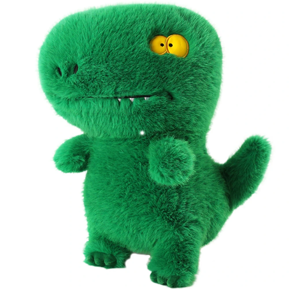 Cute Dinosaur Plush Doll, Funny Fuzzy Green Animal Stuffed Soft Toy