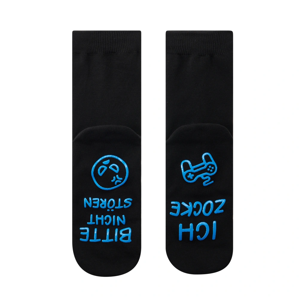 Funny Socks for Adults Teens Do Not Disturb I'M Gaming Crew Socks