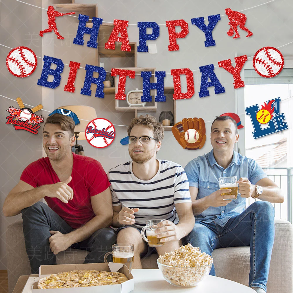 Sports Baseball Theme Birthday Party Decoration Suit