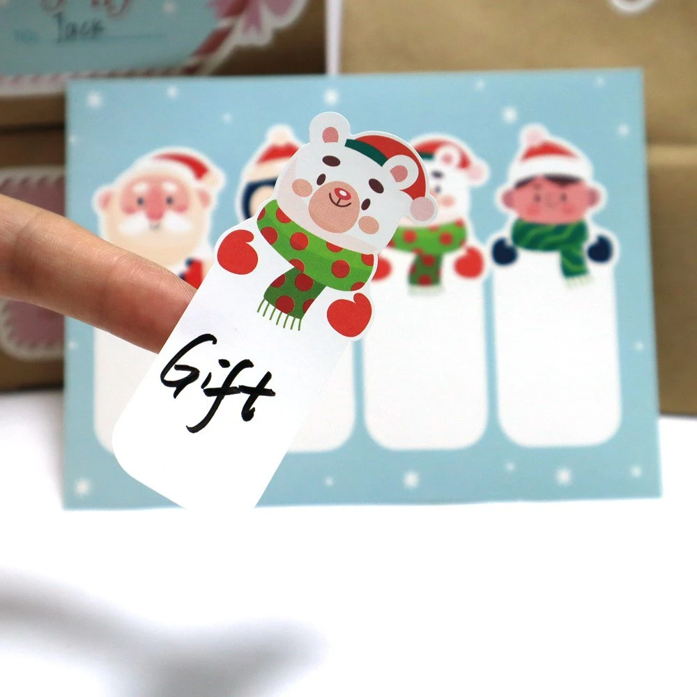 4 Irregular Christmas Stickers