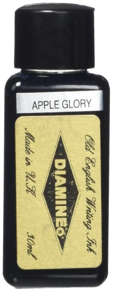 Diamine Fountain Pen Bottled Ink, 30ml - Apple Glory (Light Green)