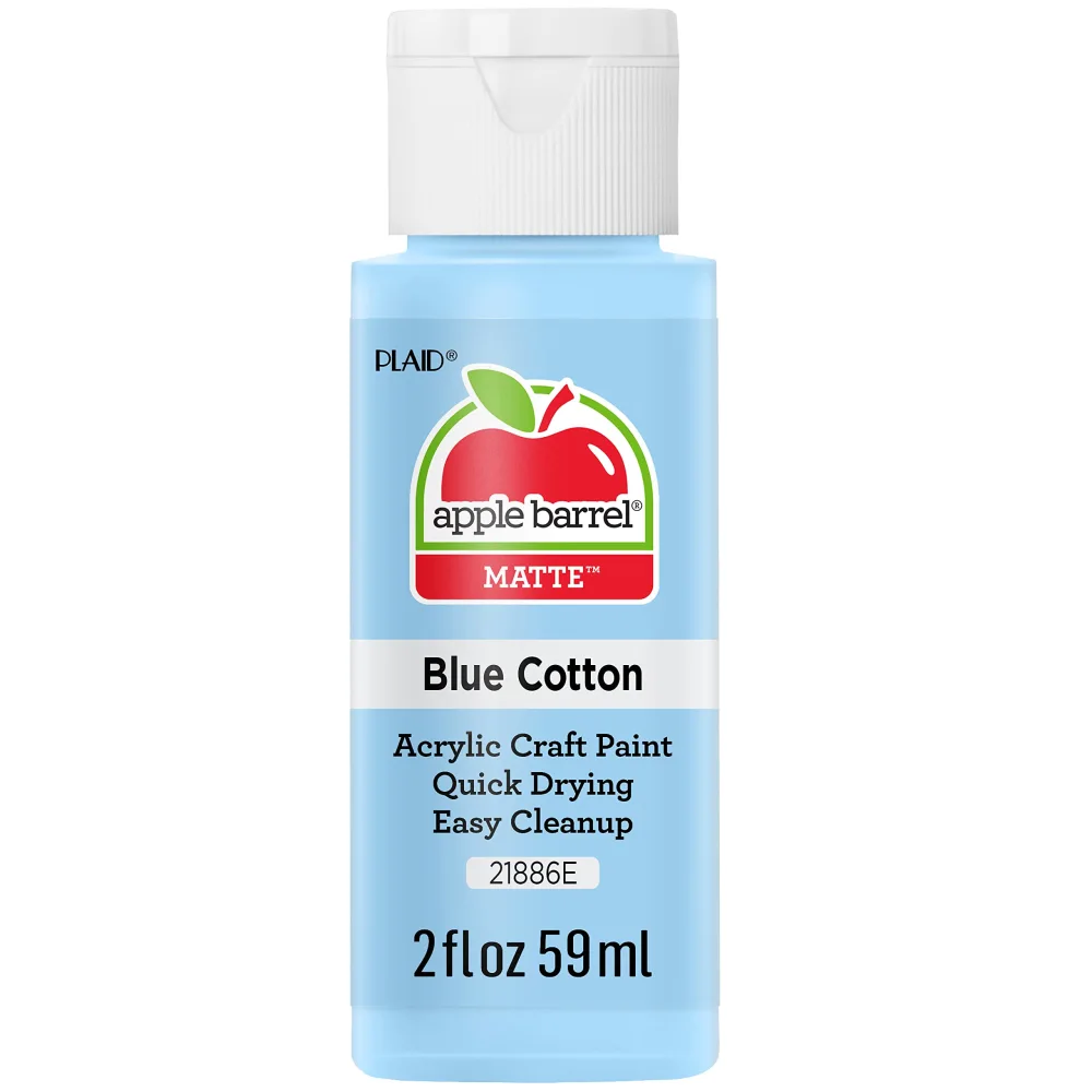 Apple Barrel Blue Cotton paint, 2 oz, 2 Fl Oz